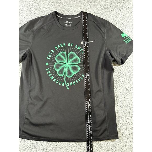 Nike T Shirt Men Large Dri Fit Bank‎ Of America Shamrock Short Sleeve Crew Neck - Picture 4 of 7